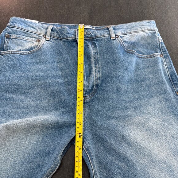 Boyish The Billy Stretch Blue Straight Women's Jeans Button Fly Denim, Size 32 - Picture 10 of 13